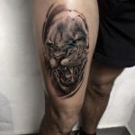 Tatuaggio leone Milano