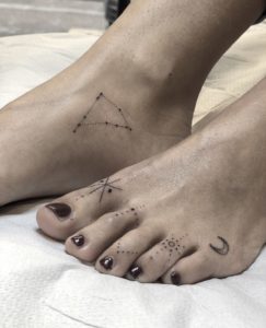 Tatuaggio piede Milano