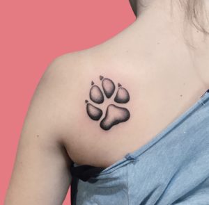 Tatuaggio zampa cane Milano